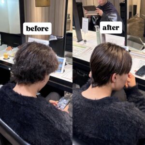 【メンズ縮毛矯正】癖に困っている男性ぜひお任せ下さい！！