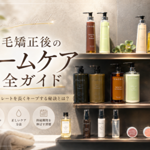 縮毛矯正後のホームケア完全ガイド｜綺麗なストレートを長持ちさせる方法