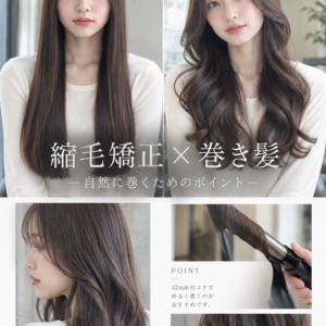 縮毛矯正をしても巻き髪はできる？コテで巻く方法と取れやすい原因を美容師が解説